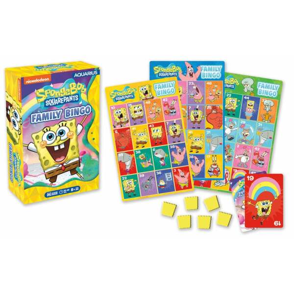 Bob Esponja Juego de Mesa Family Bingo *INGLÉS*