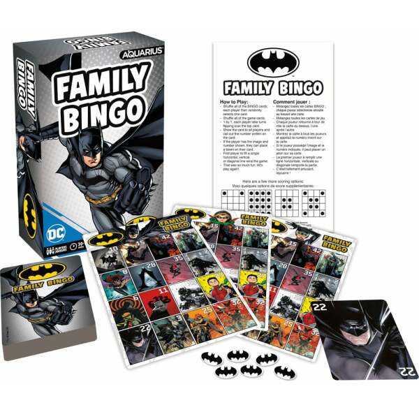 DC Comics Juego de Mesa Family Bingo Batman *INGLÉS*