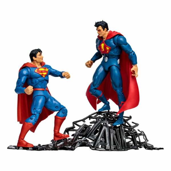 DC Multiverse Multipack Figura Superman vs Superman of Earth-3 (Gold Label) 18 cm