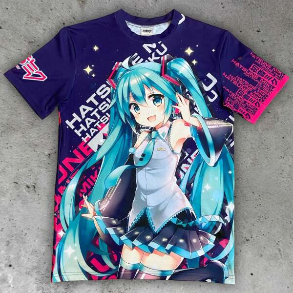 Hatsune Miku Camiseta Expressive Vibes talla XL