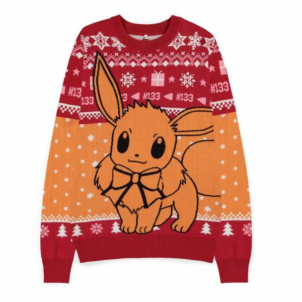 Pokemon Sweatshirt Christmas Jumper Eevee talla XXL