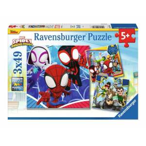 Spidey y su Superequipo Puzzle para niños (3 x 49 piezas)