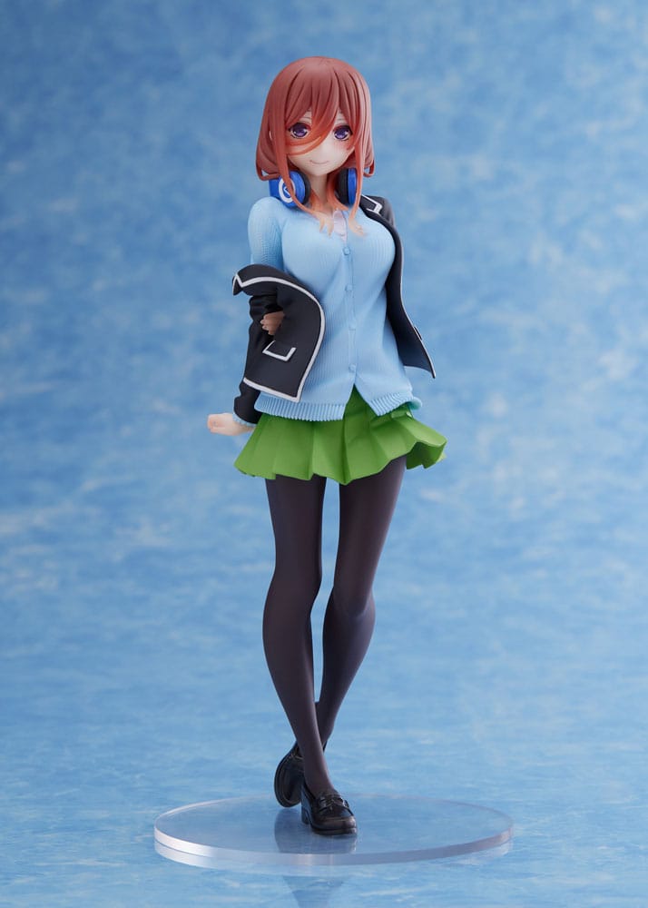 The Quintessential Quintuplets Estatua PVC Miku Nakano School Uniform Ver Renewal Edition