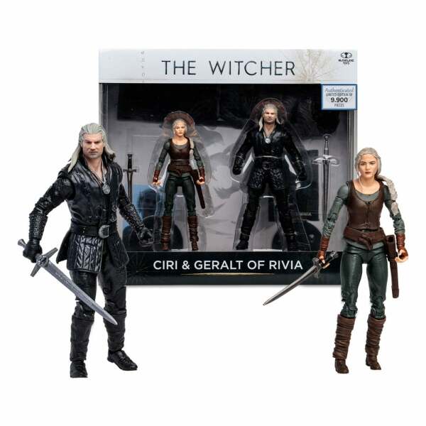 The Witcher Figura Geralt y Ciri (Netflix Season 3) 18 cm