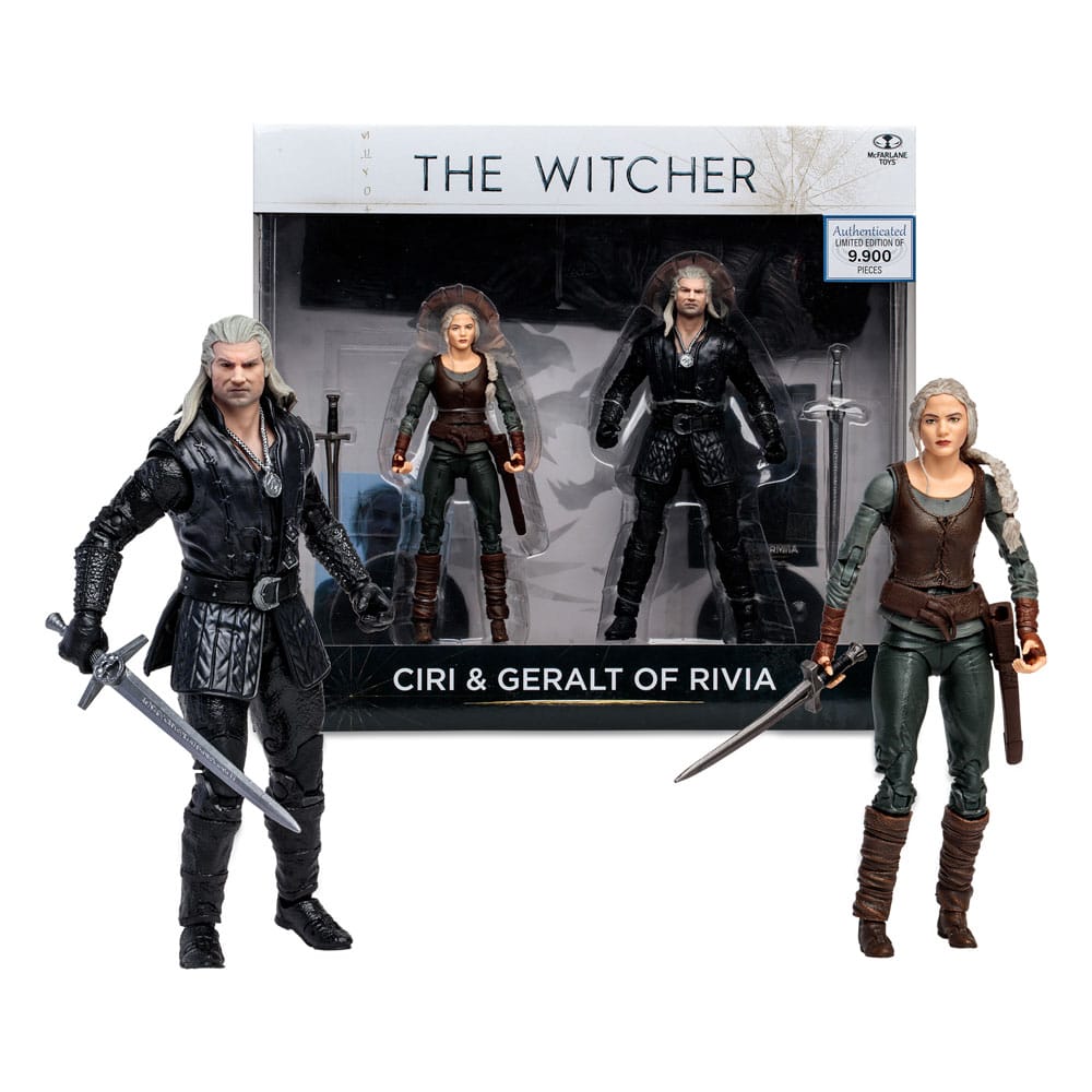 The Witcher Figura Geralt Y Ciri (Netflix Season 3) 18 Cm