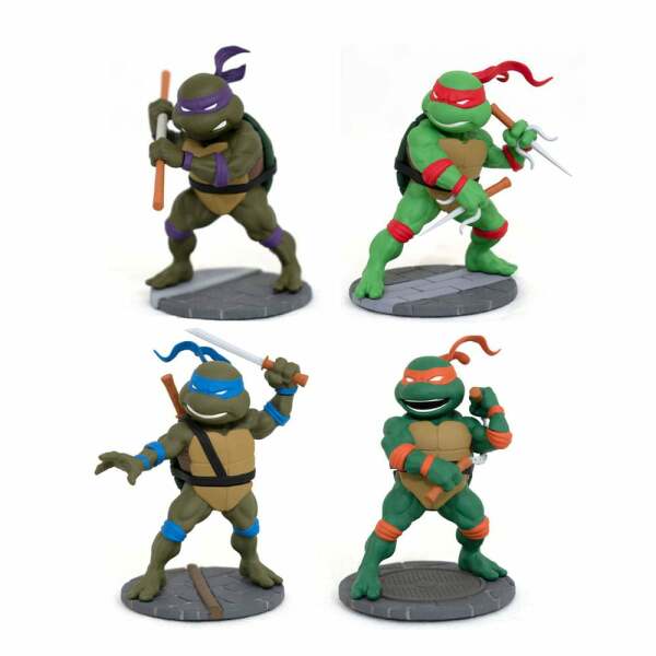 Tortugas Ninja Pack de 4 Minifiguras D-Formz SDCC 2023 Exclusive 5 cm