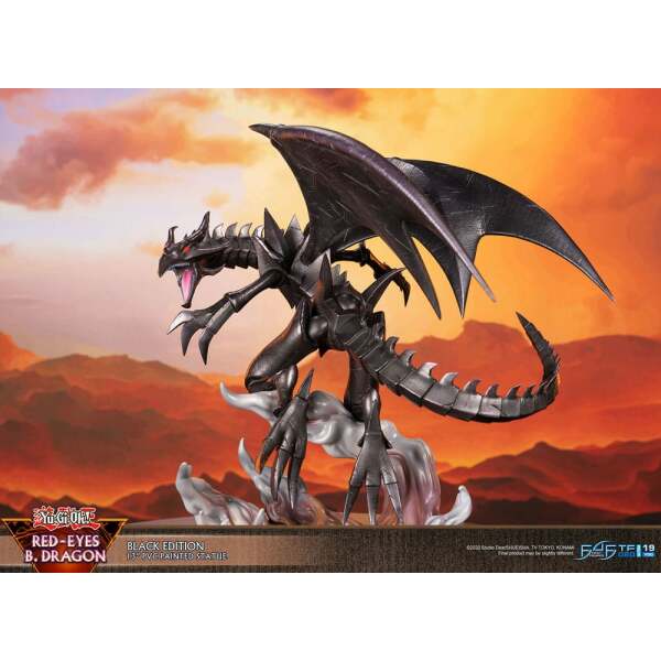 Yu-Gi-Oh! Estatua PVC Red-Eyes B. Dragon Black Colour 33 cm