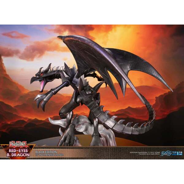 Yu-Gi-Oh! Estatua PVC Red-Eyes B. Dragon Black Colour 33 cm