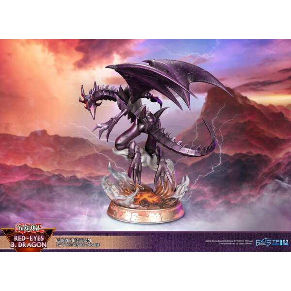 Yu-Gi-Oh! Estatua PVC Red-Eyes B. Dragon Purple Colour 33 cm