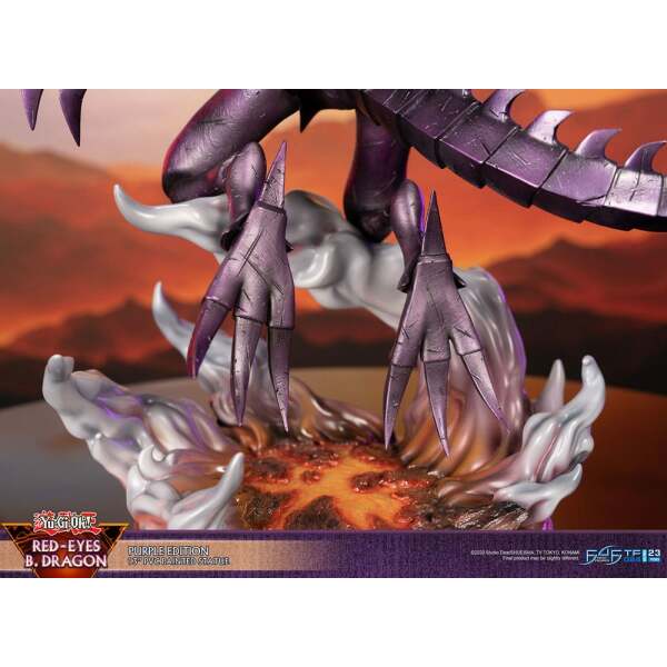 Yu-Gi-Oh! Estatua PVC Red-Eyes B. Dragon Purple Colour 33 cm