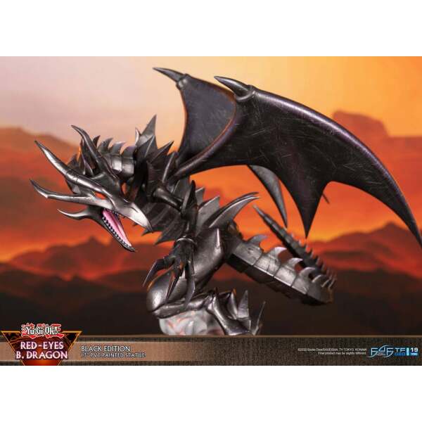 Yu-Gi-Oh! Estatua PVC Red-Eyes B. Dragon Black Colour 33 cm