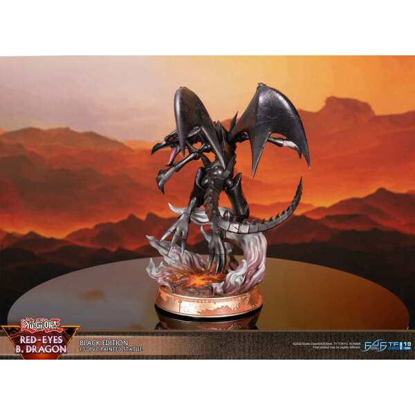 Yu-Gi-Oh! Estatua PVC Red-Eyes B. Dragon Black Colour 33 cm