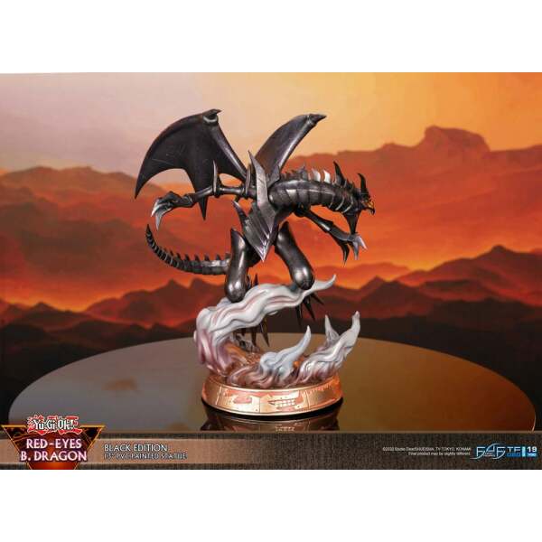 Yu-Gi-Oh! Estatua PVC Red-Eyes B. Dragon Black Colour 33 cm