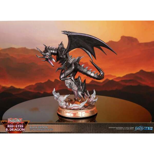 Yu-Gi-Oh! Estatua PVC Red-Eyes B. Dragon Black Colour 33 cm