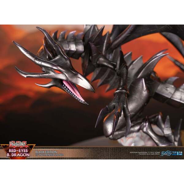 Yu-Gi-Oh! Estatua PVC Red-Eyes B. Dragon Black Colour 33 cm