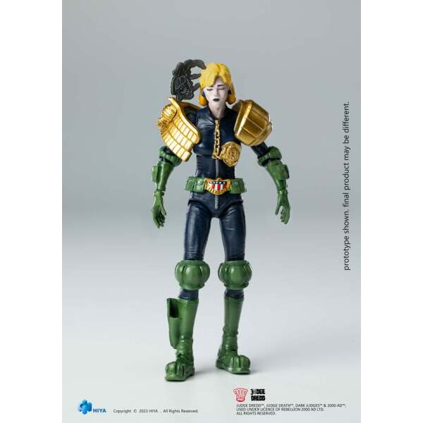 2000 AD Figura 1/18 Exquisite Mini Judge Dredd Judge Anderson Hall of Heroes 10 cm