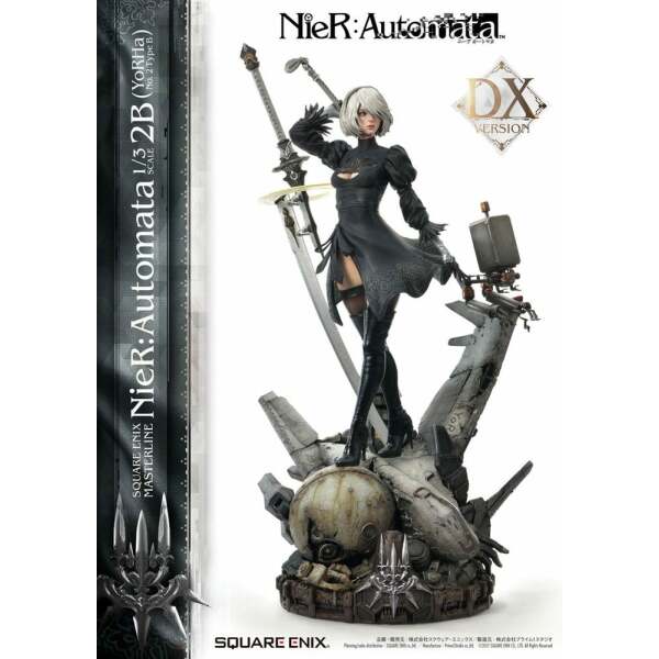 NieR Automata Estatua 1/3 2B (YorHa No. 2 Type B) Deluxe Version 95 cm