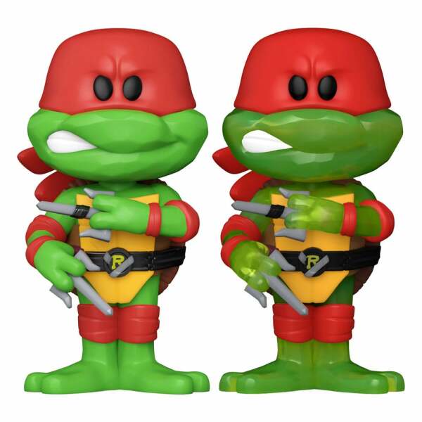 Tortugas Ninja Vinyl SODA Figuras Raphael w/ CH(M) 11 cm Surtido (6)