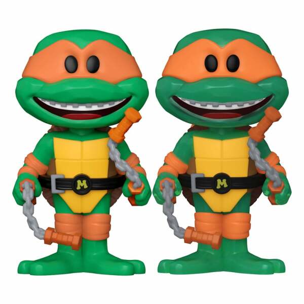 Tortugas Ninja Vinyl SODA Figuras Michelangelo w/ CH(M) 11 cm Surtido (6)