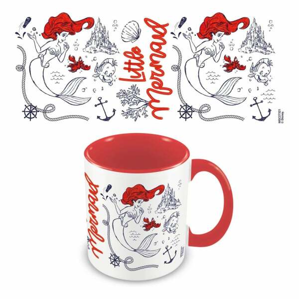 Disney Taza Little Mermaid Red