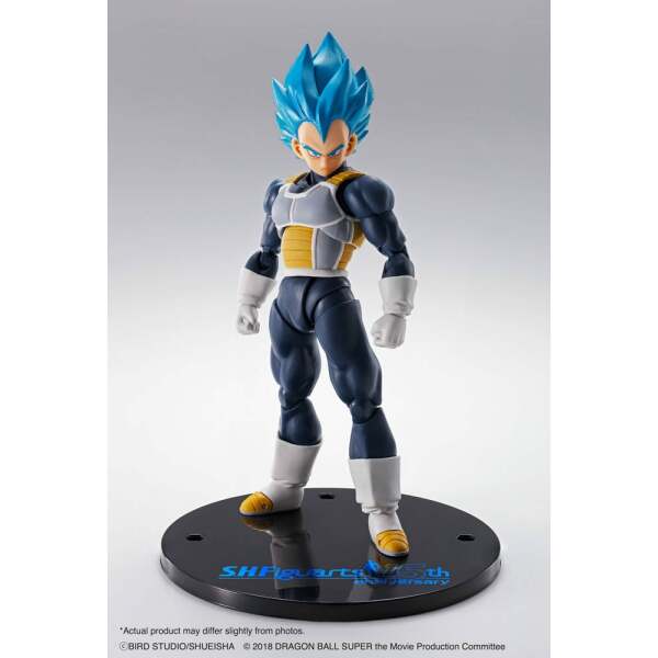 Dragon Ball Super Figura S.H. Figuarts Vegeta Super Saiyan Blue (15th Anniversary Version) 14 cm