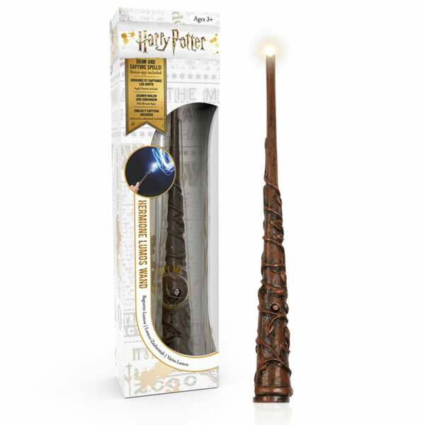 Harry Potter pintor de luces varita mágica Hermione 18 cm