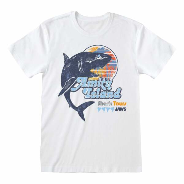 Jaws Camiseta Amity Shark Tours talla XL