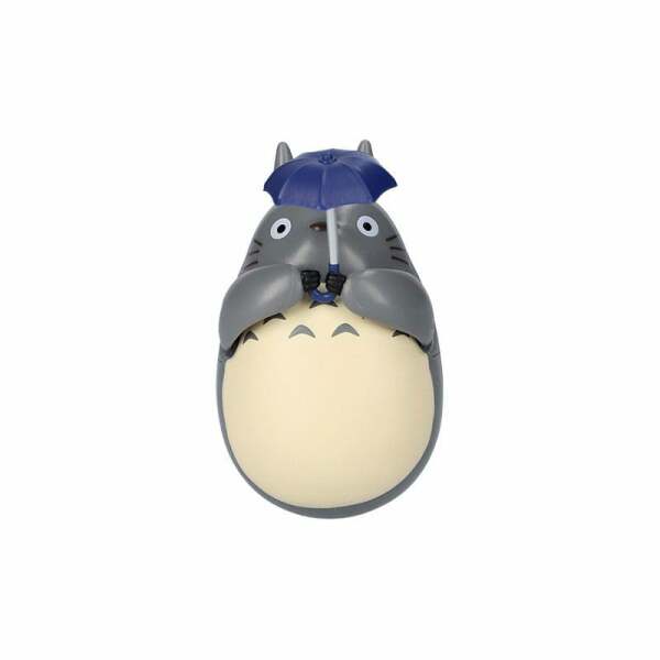 Mi vecino Totoro Figura de fondo redondo Big Totoro with leaf 7 cm