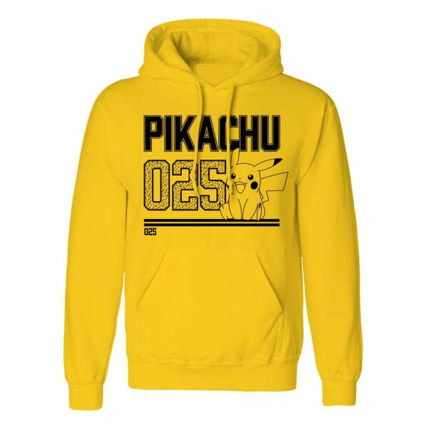 Pokemon Sudadera capucha Pikachu Line Art talla XL