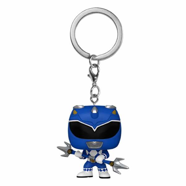 Power Rangers 30th Llaveros Pocket POP! Vinyl Blue Ranger 4 cm Expositor (12)