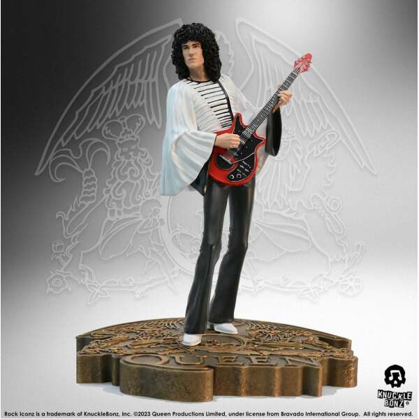 Queen Estatua Rock Iconz Brian May II (Sheer Heart Attack Era) 23 cm