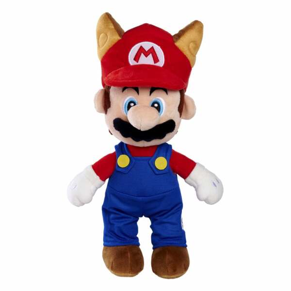 Super Mario Peluche Tanuki Mario 30 cm