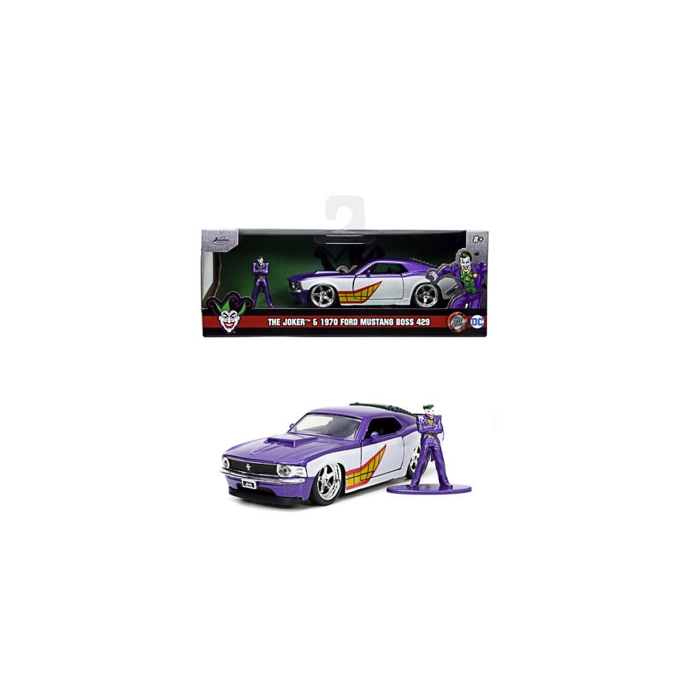 DC Comics Vehículos 1/32 Joker Ford Mustang Expositor (6)