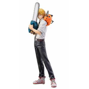 Chainsaw Man Estatua S-Fire PVC 1/7 Denji & Pochita 24 cm