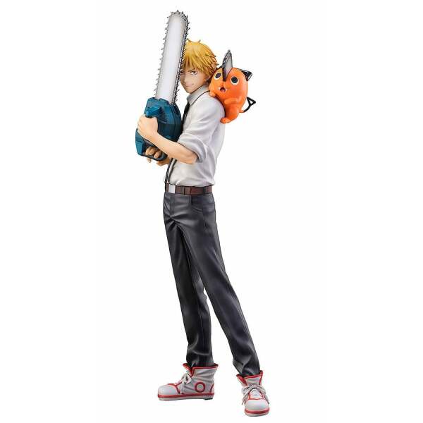 Chainsaw Man Estatua S-Fire PVC 1/7 Denji & Pochita 24 cm