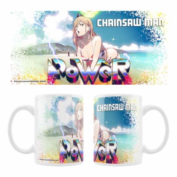 Chainsaw Man Taza Cerámica Power