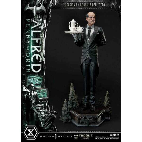 DC Comics Estatua Throne Legacy Series Alfred Pennyworth (Batman Comics) 57 cm