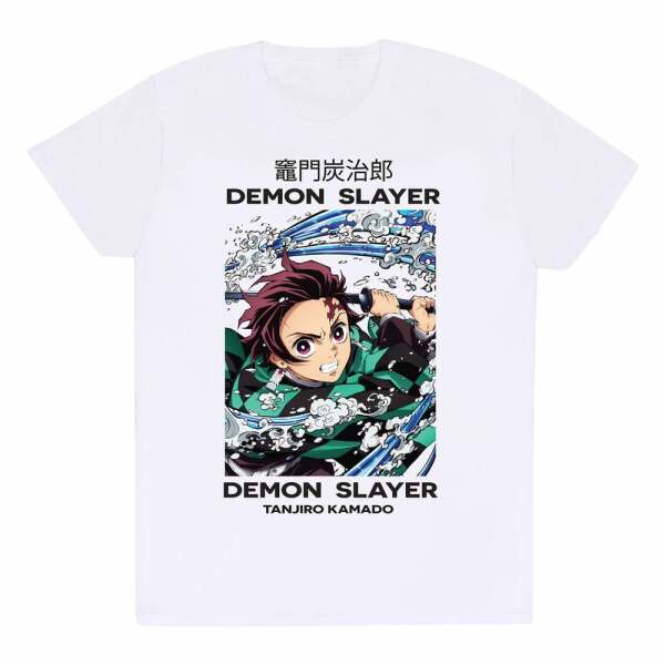 Demon Slayer: Kimetsu no Yaiba Camiseta Whirlpool talla L