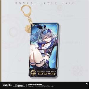 Honkai: Star Rail Character Llavero Silver Wolf 9 cm