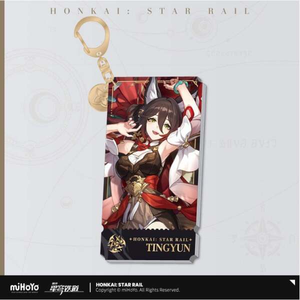 Honkai: Star Rail Character Llavero Tingyun 9 cm