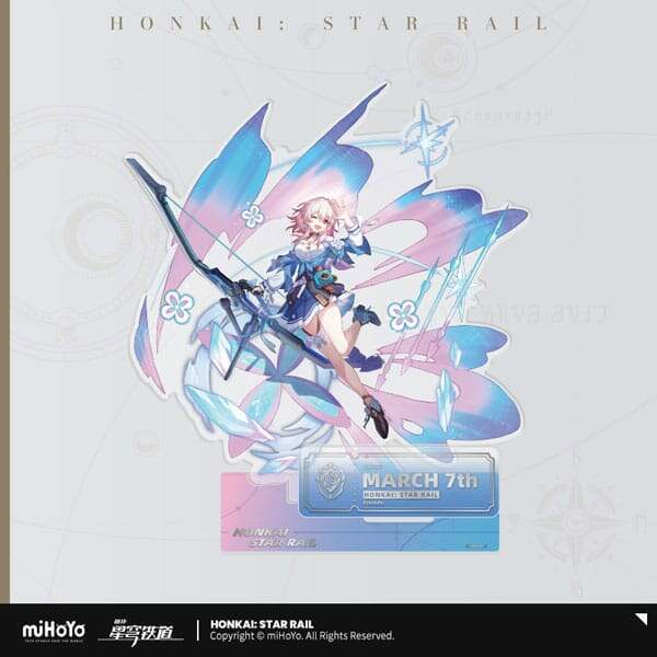 Honkai: Star Rail Figura acrilico March 7th 17 cm