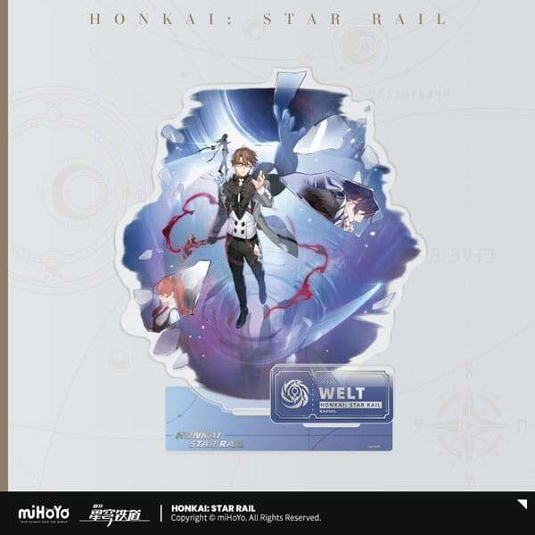 Honkai: Star Rail Figura acrilico Welt 16 cm