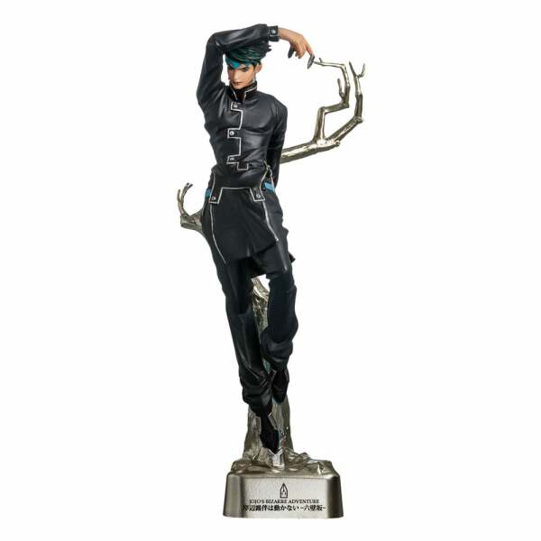 JoJo’s Bizarre Adventure Figura Bolígrafo Rohan Kishibe Black Ver. 19 cm