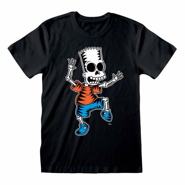 Los Simpson Camiseta Skeleton Bart talla L