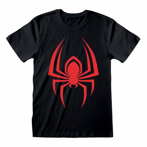 Marvel Camiseta Miles Morales Hanging Spider talla L