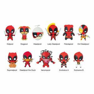 Marvel Colgantes PVC Deadpool Series 3 Expositor (24)