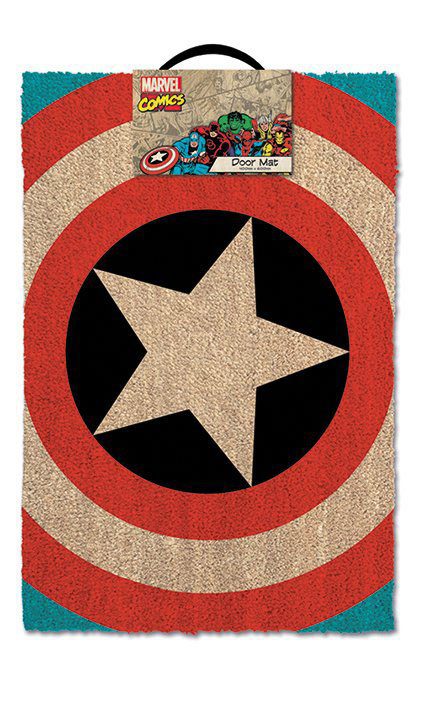 Marvel Comics Felpudo Captain America Shield 40 x 60 cm