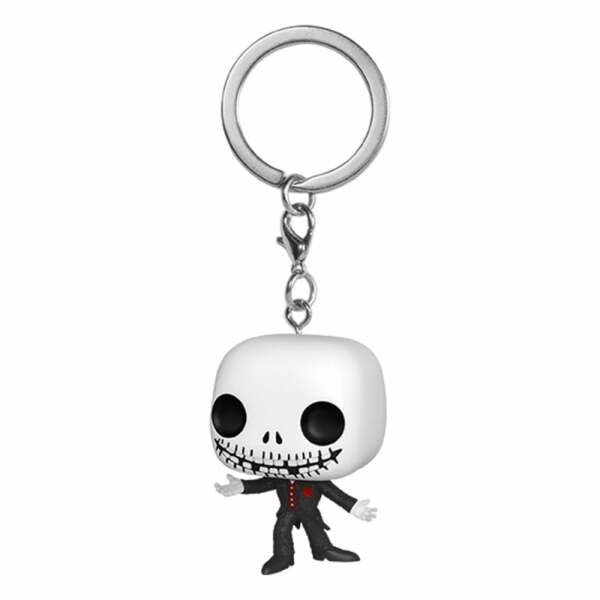 Pesadilla antes de Navidad 30th Llaveros Pocket POP! Vinyl Formal Jack 4 cm Expositor (12)