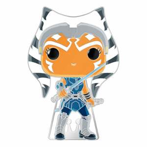 Star Wars Clone Wars Loungefly POP! Pin Chapa esmaltada Ahsoka (Glow-in-the-Dark) 10 cm