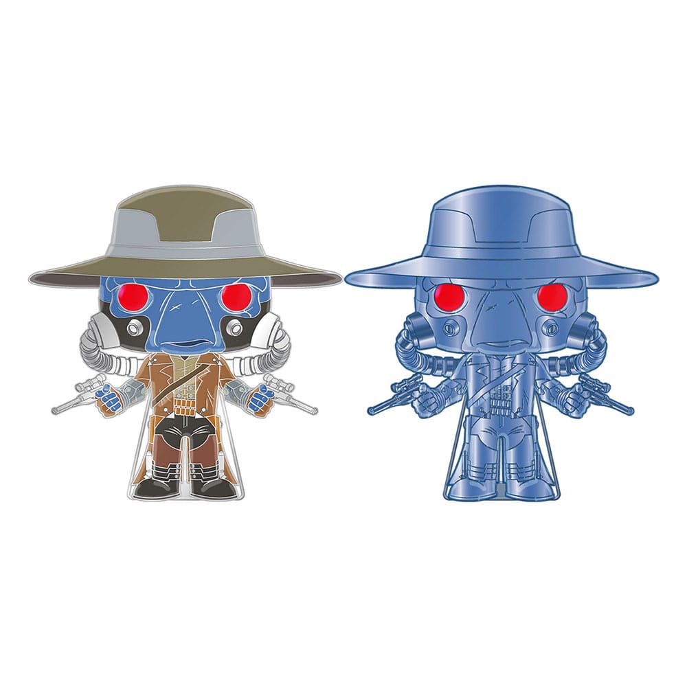 Star Wars Clone Wars Loungefly POP! Pin Chapa esmaltada Cad Bane 10 cm